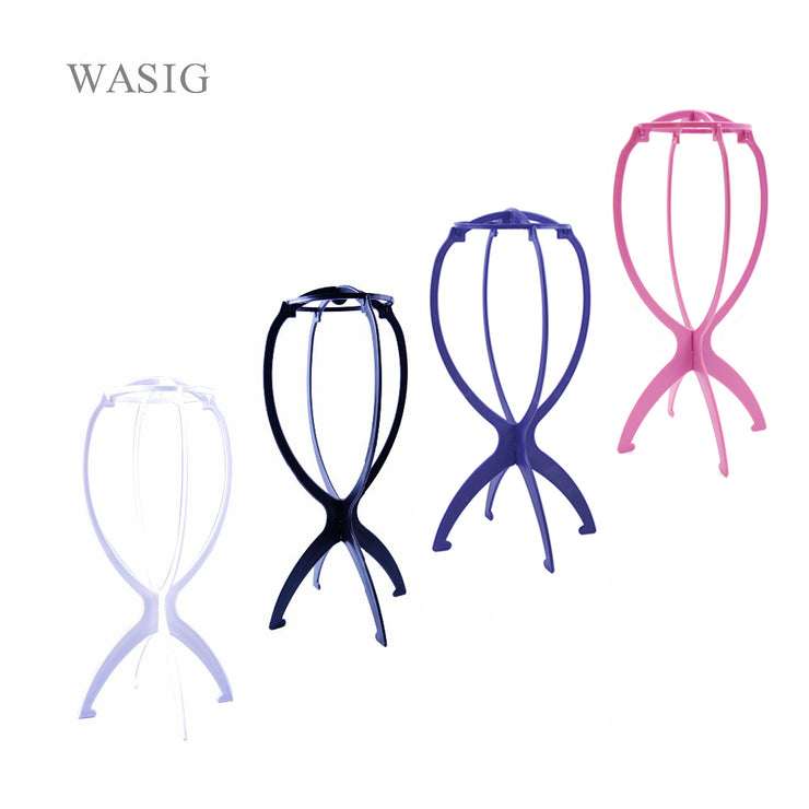 Colorful Adjustable Wig Stands Plastic Hat Display Wig Head Holders