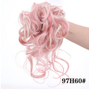 LUPU Synthetic Hair Bun Chignon Messy Curly Hair