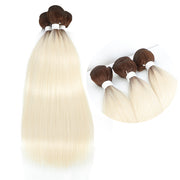 Bone Straight Hair Bundles Piano Ombre Hair Extensions