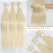 Bone Straight Hair Bundles Piano Ombre Hair Extensions