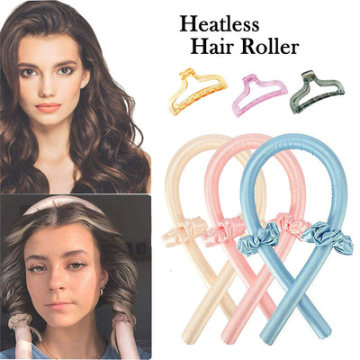 Heatless Curling Rod Headband No Heat Hair