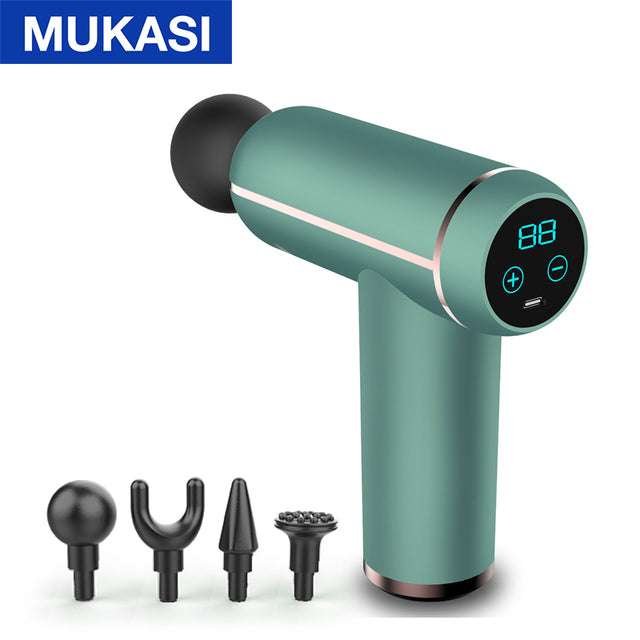 MUKASI LCD Display Massage Gun Portable Percussion