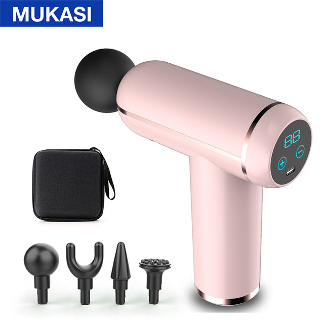 MUKASI LCD Display Massage Gun Portable Percussion