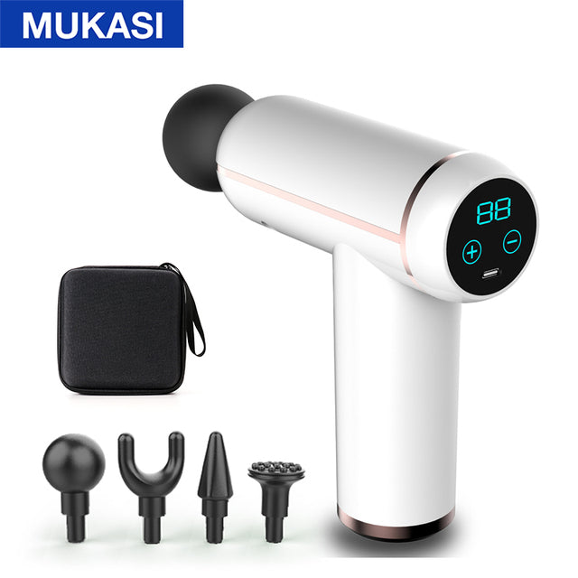 MUKASI LCD Display Massage Gun Portable Percussion