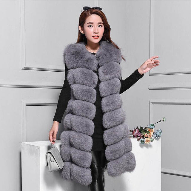 Luxury Full Pelt Finland Fur Jacket Winter Waistcoat