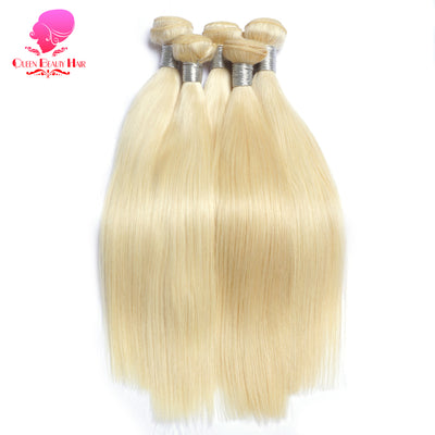 QUEEN BEAUTY HAIR 613 Platinum Honey Blonde Brazilian Hair