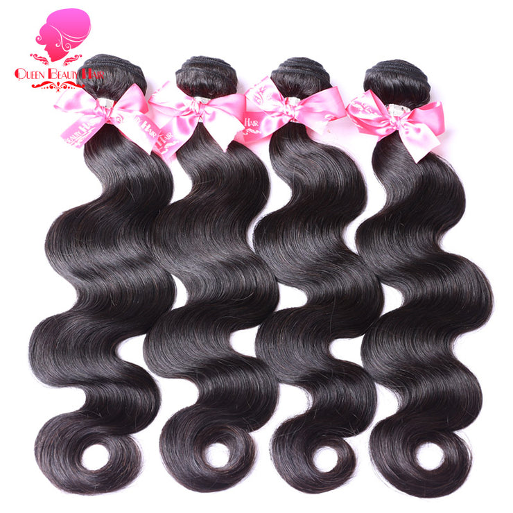 QUEEN BEAUTY HAIR Brazilian Body Wave Bundles