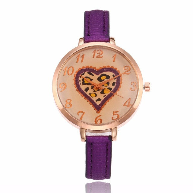 Reloj De Mujer 2017 Fashion Watches Women's Heart Pattern