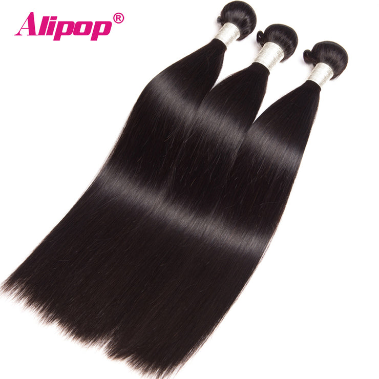 Brazilian Straight Hair Weave Bundles Remy Human Hair Bundles 10"-28"