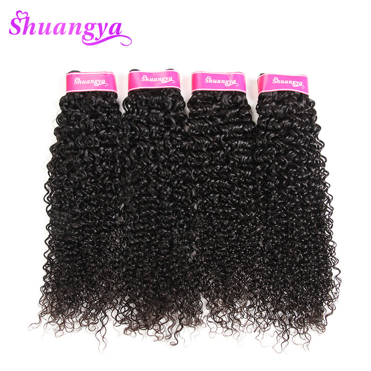 Shuangya Hair Afro Kinky Curly Hair Weave