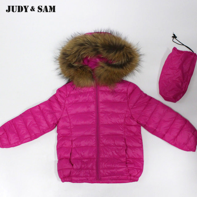 Winter Down Jacket Kids Coat For Boys and Girls