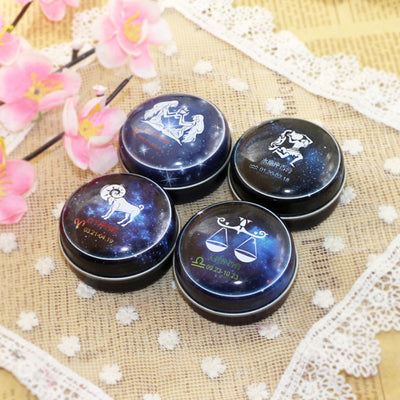 HOT 12 Signs Constellation Zodiac Perfumes Magic Solid Perfume Deodorant