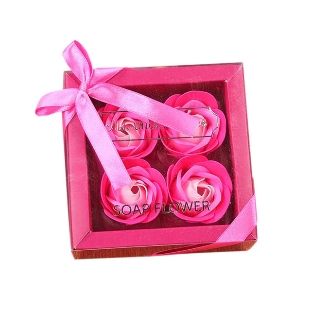 Rose Flower Scented Soap Flower with Box